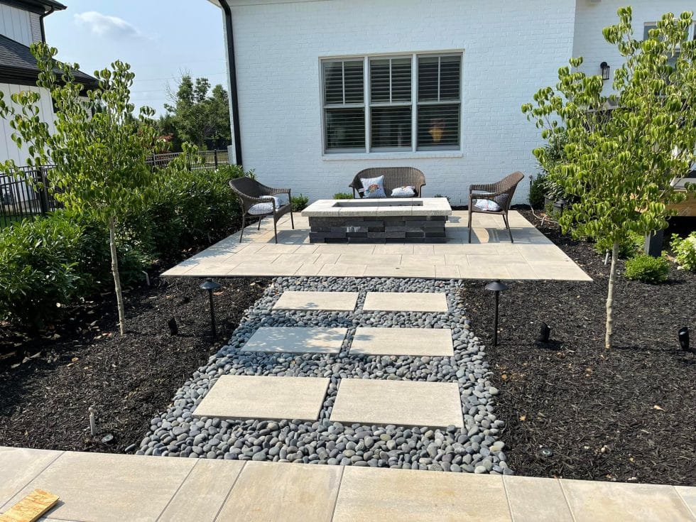 Outdoor Fireplace In Louisville KY Hardscaping Company